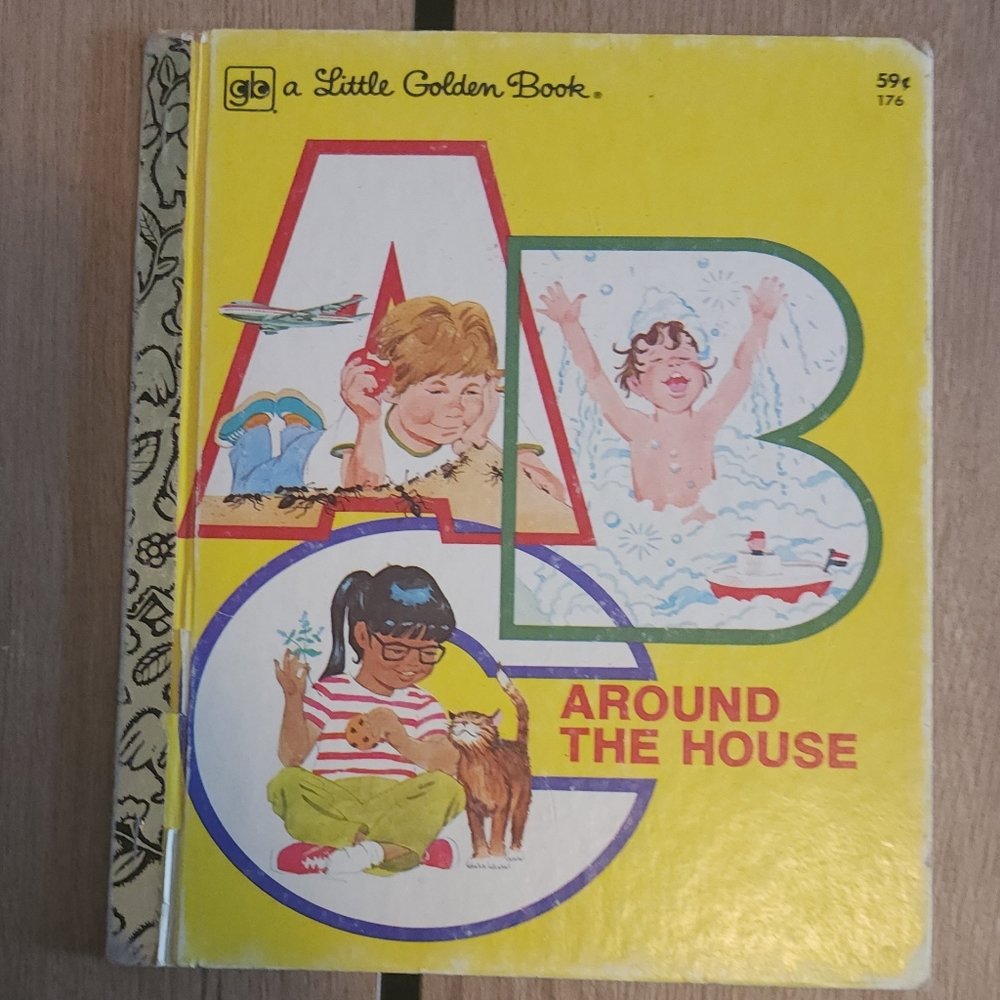 ABC Around the House Little Golden Book 1978